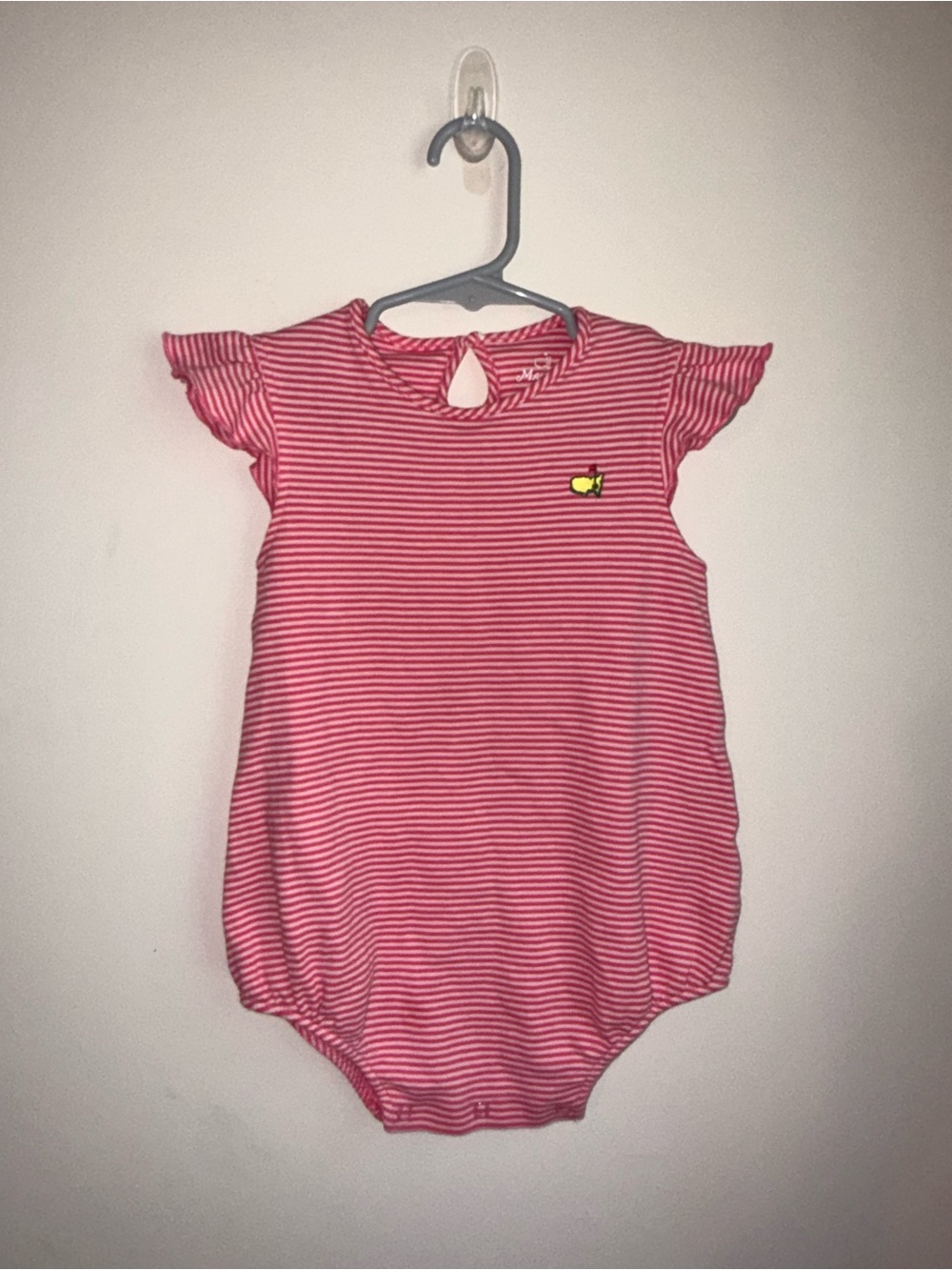 Masters Pink Striped Baby One-Piece Bodysuit